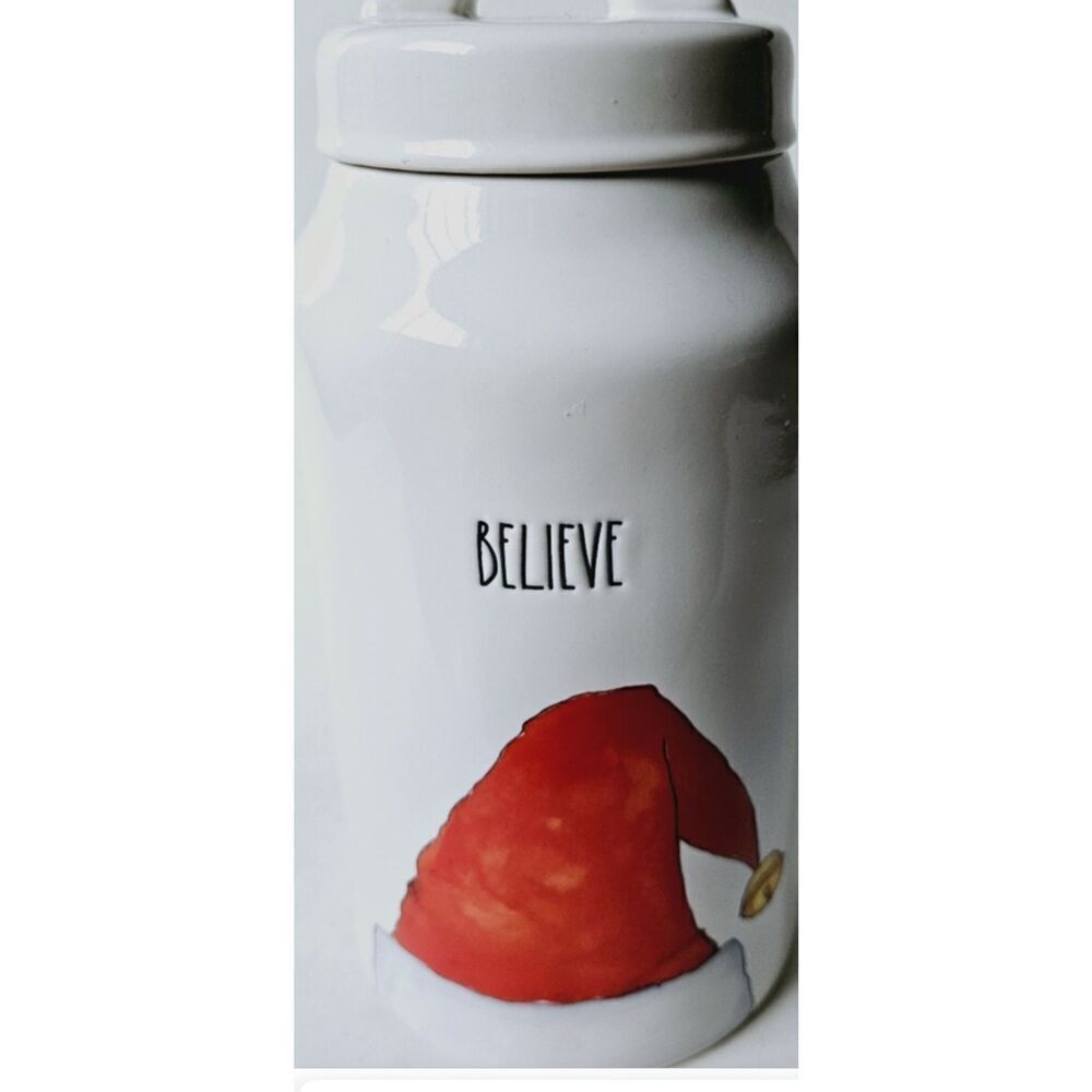 Rae Dunn Believe Canister Jar